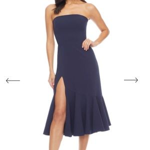NWT Dress The Population Madison Dress Dark Blue
